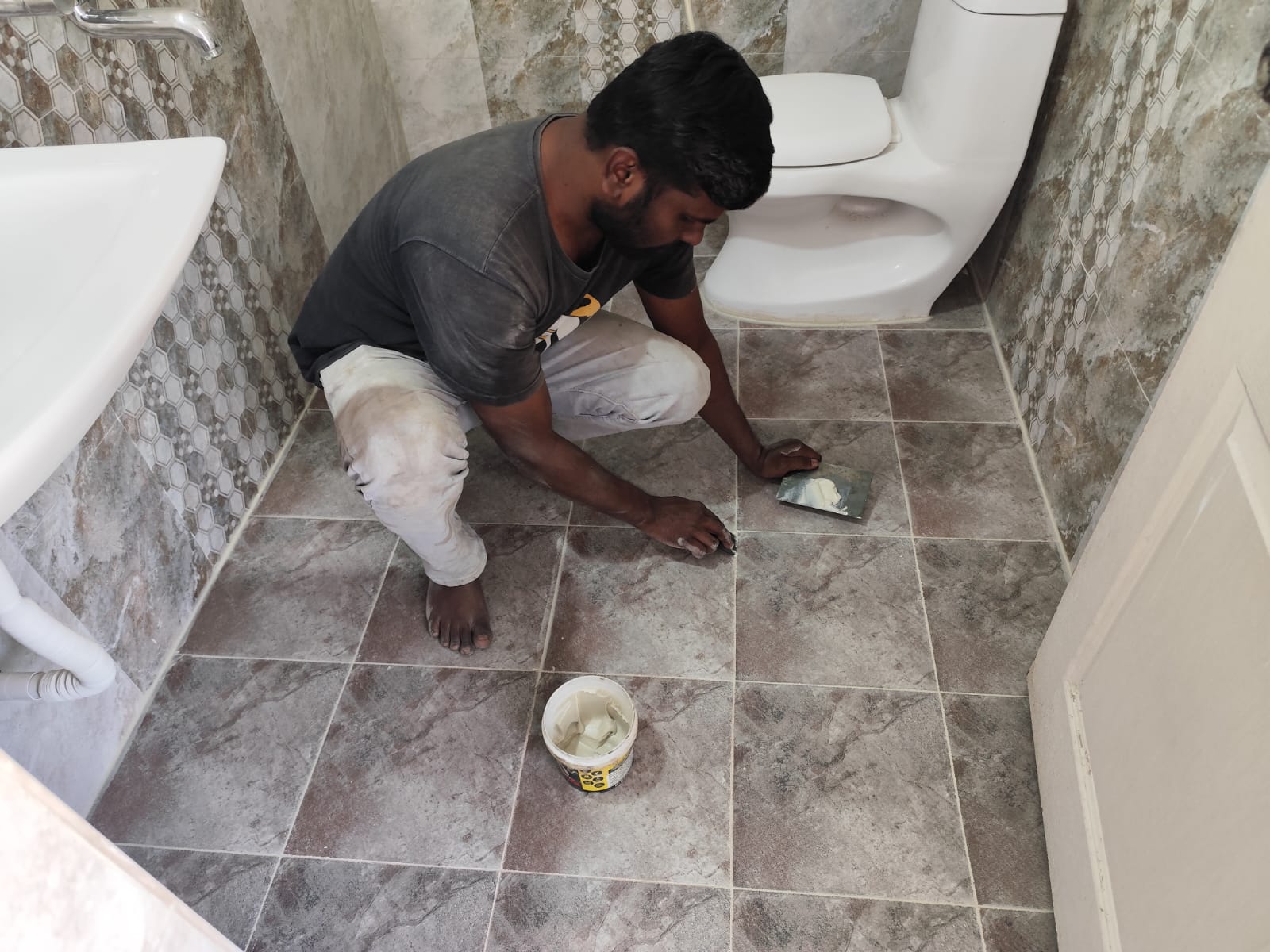Bathroom Waterproofing Without Removing Tiles Near me in Hyderabad